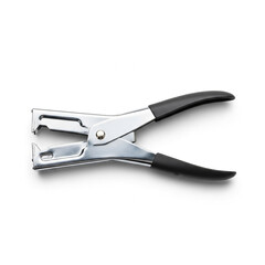 Fototapeta premium Isolated Studio Shot of Chrome and Black Staple Remover Tool
