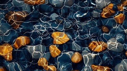 A close-up view of a textured surface with intricate patterns and swirling designs