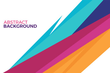 colorful dynamic shape power background flat color vector illustration template design