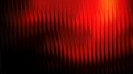 Abstract artistic image featuring vibrant red and black textured pattern with vertical lines creating a dramatic and striking visual effect © Muin