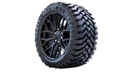 Obraz premium Rugged Offroad Tyre Rim