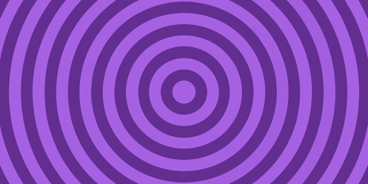 A hypnotic spiral pattern of concentric purple and lilac rings