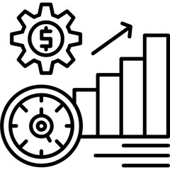 Obraz premium Productivity Icon Vector Element