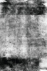 Obraz premium Black and white grungy abstract background. Grungy frame. Vector illustration 