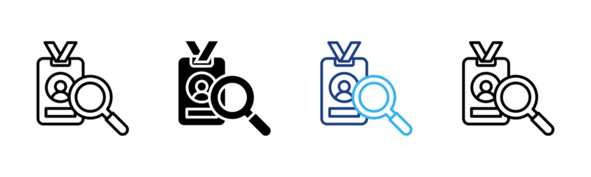 Clarity Of Roles icon set multiple style collection