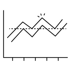 Variability Icon For Data Distribution Analysis And Statistical Measurement