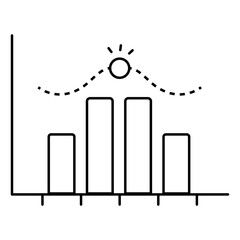 Average Icon Symbolizing Mean Value And Statistical Data Insights