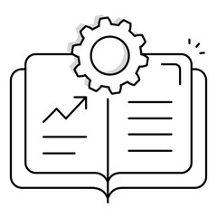 Machine Learning Icon Symbolizing AI Algorithms And Data Driven Intelligence