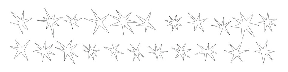 Obraz premium grunge stars brush strokes and spray paint texture