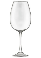 リアルなワイングラスのイラスト