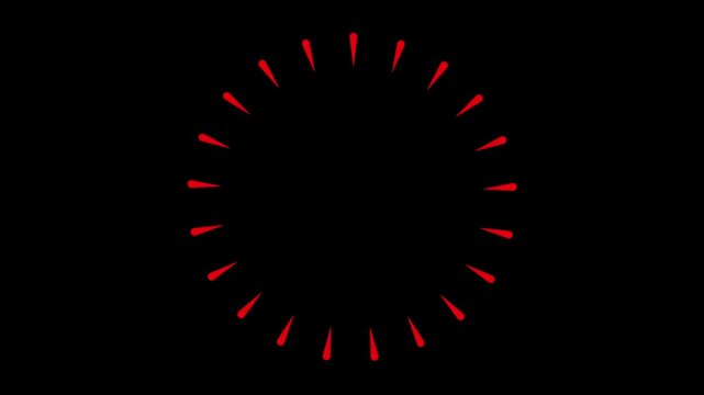 Abstract glowing line explosion animation, shiny circle firework burst, smooth tunnel loop motion, professional motion graphics design on black screen