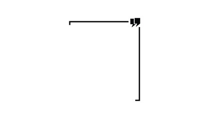 Fototapeta premium Set of quote box frame collection blank quote boxes