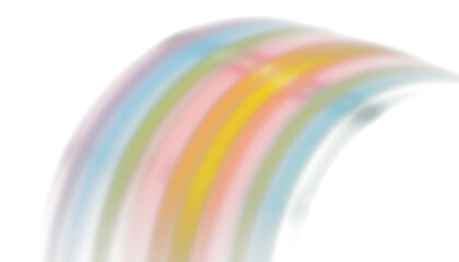 Fototapeta premium PNG rainbow overlay clipart for any background design