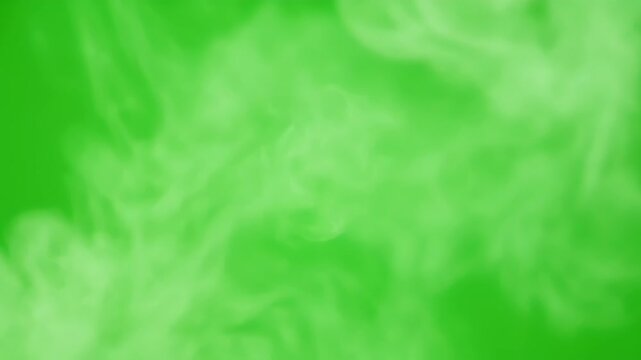 Vibrant green abstract smoky texture with misty gradients.