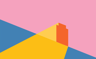 Design light from door retro sunset unique abstract old classic