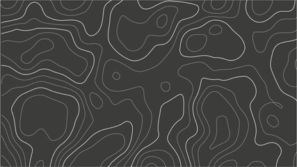 topography line map. Vector geographic contour map background.. Abstract topographic contours map background. Vintage outdoors style.Geographic abstract grid. EPS 10 vector illustration. © MSROKSANA