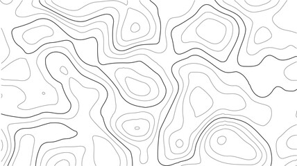 topography line map. Vector geographic contour map background.. Abstract topographic contours map background. Vintage outdoors style.Geographic abstract grid. EPS 10 vector illustration. © MSROKSANA