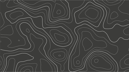 topography line map. Vector geographic contour map background.. Abstract topographic contours map background. Vintage outdoors style.Geographic abstract grid. EPS 10 vector illustration. © MSROKSANA