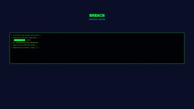 Animated digital search engine interface with green text.