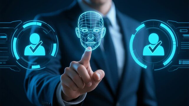 Facial recognition technology ai protects digital identity from deepfake fraud fake news misuse securing online login password security risks prevention
