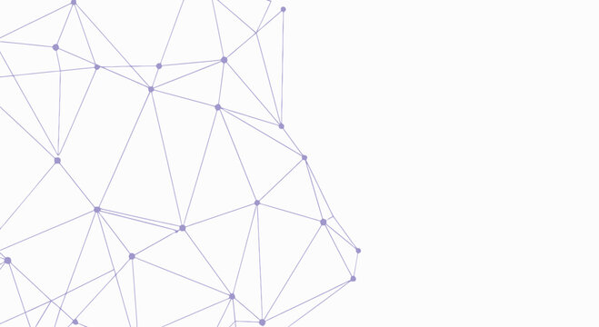 Abstract Network Connection Background &ndash; Digital Data Technology Lines Illustration