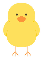 かわいいひよこのベクターイラスト © chie