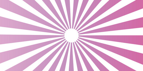 Obraz premium An abstract pink and purple sunburst vector illustration featuring a retro burst of light rays and lines in a star-shaped explosion design for a vibrant summer wallpaper background