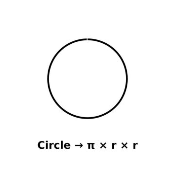 Circle Area Formula Animation