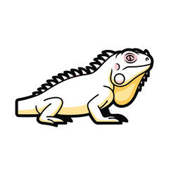 Obraz premium A cartoonish drawing of a lizard