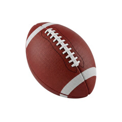 Fototapeta premium American football isolated On Transparent Background