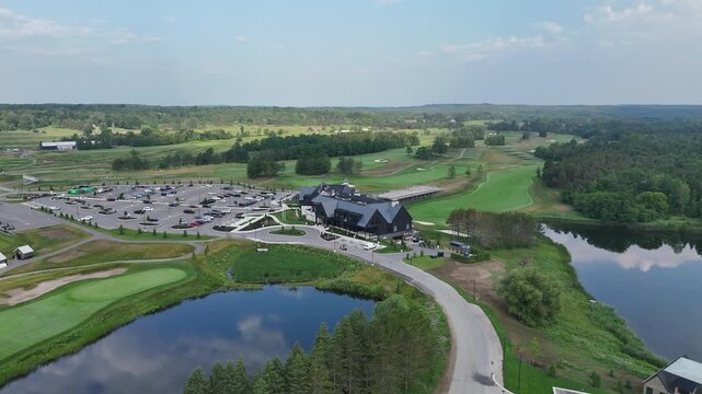 TPC Toronto Osprey Valley Golf Course In Alton, Caledon, Ontario, Canada.