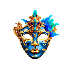 carnival mask isolated on white
