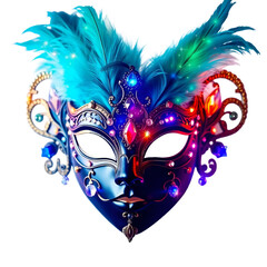 carnival mask isolated on white