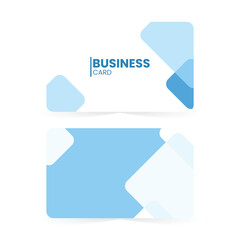 Obraz premium Modern minimalist business card design template