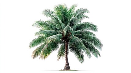 Obraz premium Palm Tree Isolated on White Background