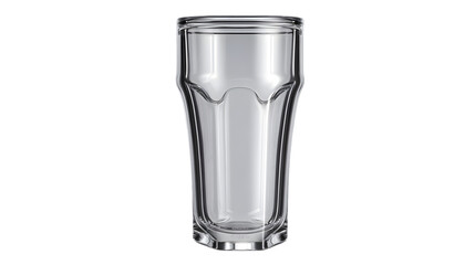 Double Wall Glass Cup Presents Clean Modern Beverage Container isolated on white PNG