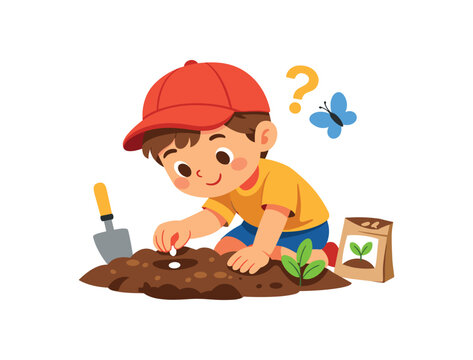 Seed Kid Images  Browse 116,605 Stock Photos, Vectors, and Video | Adobe  Stock