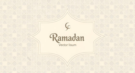 Ramadan Celebration: Elegant Decorative Background
