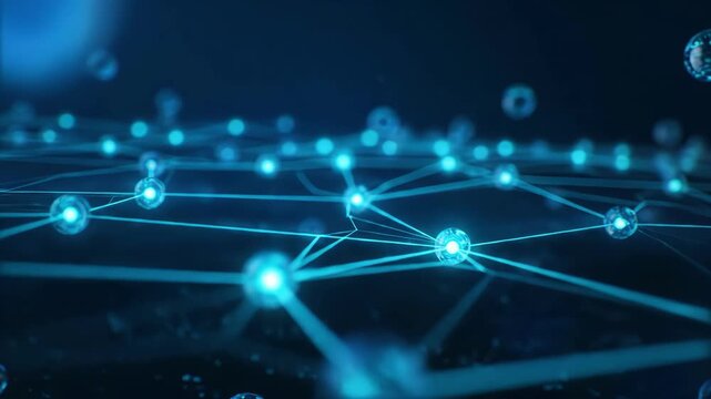 Digital Trust Concept - Secure Network Connection Animation.