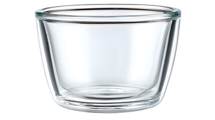 Double Wall Glass Cup Displays Modern Minimal Drinkware isolated on white PNG