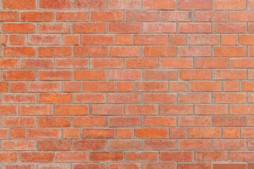 Vintage red clay brick wall texture background