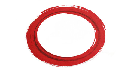 Dynamic Abstract Art featuring a Vibrant Red Ring, Textured Background, Grainy Effect, and Modern Design for Creative Projects.