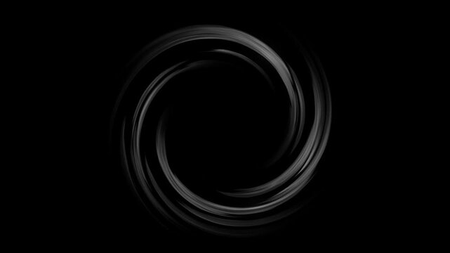 Glowing circular energy vortex featuring swirling spiral light and radiant particle flow, abstract sci-fi portal animation designed for transitions and overlays.