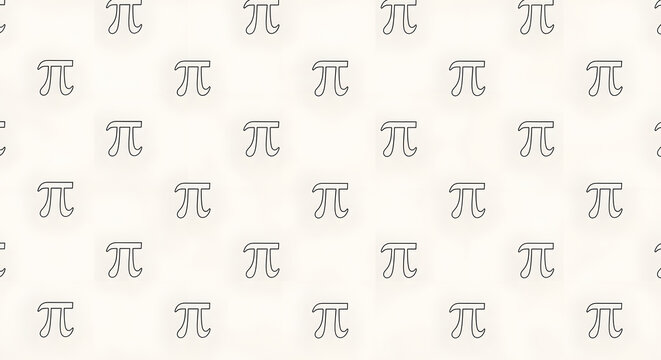 This collection features a set of flat design vector "pi" icons with white backround and many "pi" icons