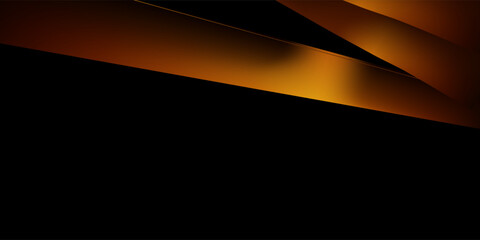3d rendering of abstract geometric background in orange and black. Scene for advertising design, technology, showcase, banners, game, E-sports, business, promotions, metaverse. Sci-fi illustration © agus