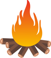 bonfire image, fire, hot flames, wood (6)