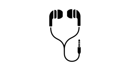 Obraz premium Stethoscope medical healthcare icon minimal design