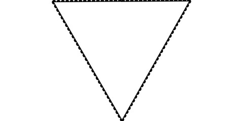 Geometric shapes outlined in purple, including triangle, square, diamond, and octagram