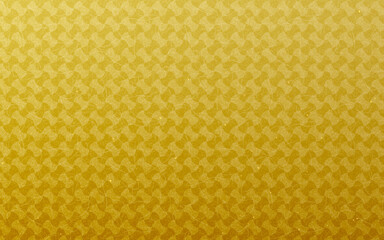 シームレスなゴールド和柄パターン。分銅繋ぎ。