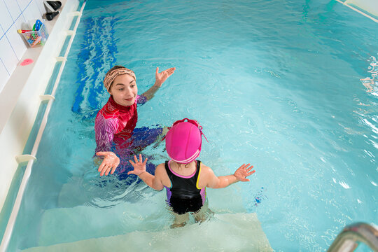 Water safety and early childhood development concept.